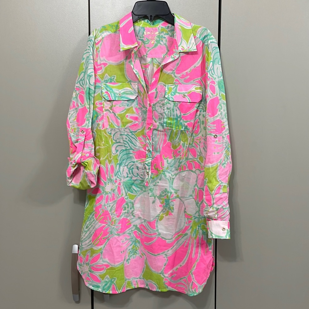 Lilly Pulitzer swimsuit coverup